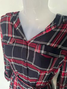 Plaid Shirt Dress