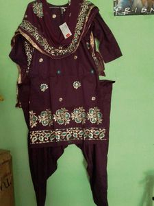 Elegant Purple Salwar Suit💜 New