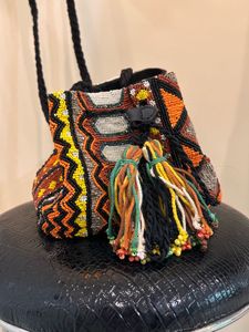 Unique Beaded Crossbody Bag