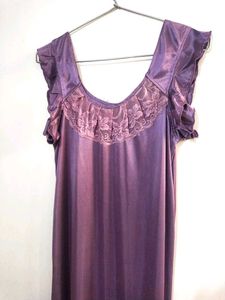 Mauve Lace Night Dress
