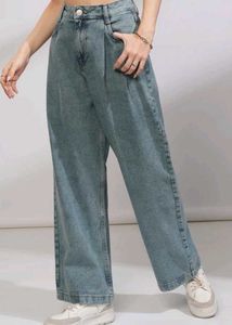 WIDE DENIM JEANS