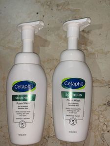Cetaphil Soothing Foam Cleanser 200ml Pack Of 2