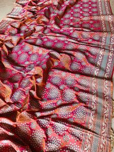 Very Rare Pure Silk Chitramal Jangla Saree