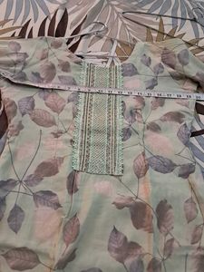 Pure Muslin  Suit   Soft Organza  Dupatta
