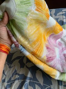 Shimmering Party/ Cocktail Wear Sequenced Saree
