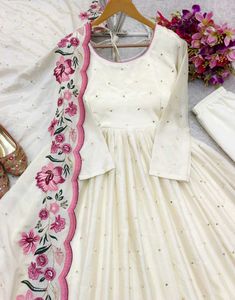 New Standard Beautiful Pakistani Gown Dress Inpote