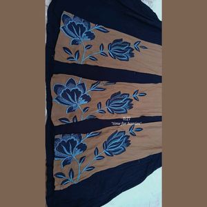 Ethnic Blue Gown With Embroidery