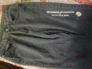 Stylish Grey Denim Jeans