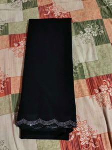 Black Embellished Saree