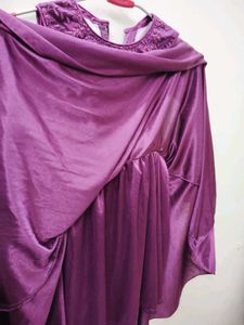 4-6 Years Elegant Purple Girl&#39;s Party Dress