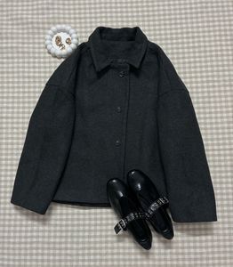 Stylish Grey Button-Down Jacket