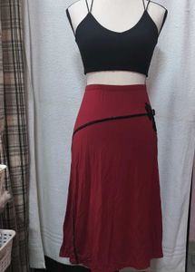Designer Burgundy Skirt/tube dress ♥️🍒 NEW!!!