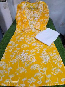 Yellow Kurti Set