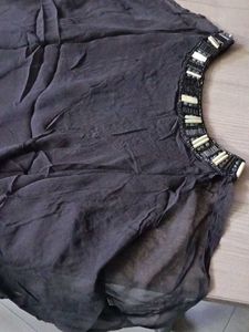 Never used cape embellished neck