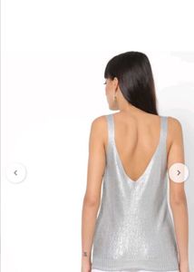 Shimmery Sleevesless Top