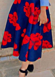 Floral Print Skirt - Stylish & Chic