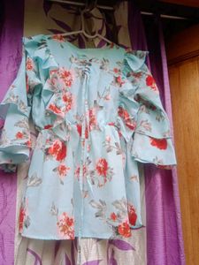 Blossom Breeze Ruffle Top