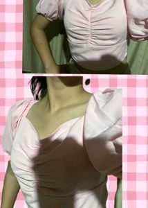 Pink cute top