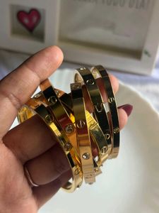 Gold Tone Bangle Bracelets