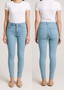 Light Blue High-Waisted Jeans