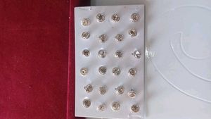 silver Earrings(1jodi)