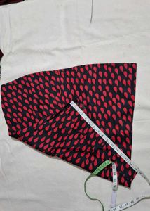 New Raindrop Print Skirt