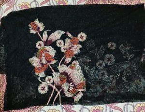Black Sheer Floral Elegant Top 🤩