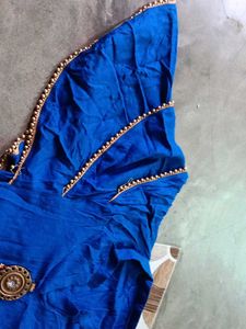 gown with unique style sleeve