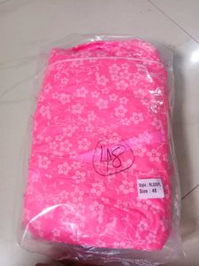 Pink Floral Saree