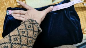 Velvet Navy Blue Lower
