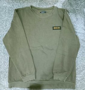 Zudio Khaki Colour Sweatshirt