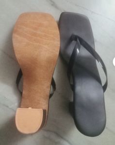 Black Block Heel 2.5 Inch