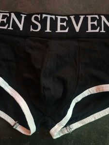 Ben Steven Men&#39;s Underwear Black With Red And Whit