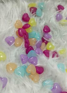 100 Pis Mix Colour Heart