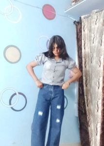 Fancy Top In Grey Colour With Adjustable Band