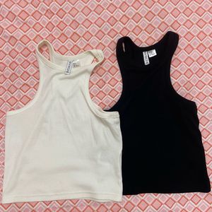 H&M Tank Tops - Black & White