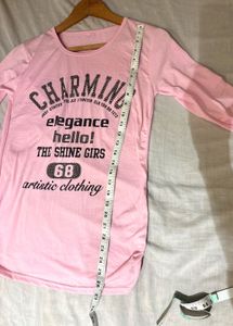 Beautiful Pink  Long Sleeve Tee