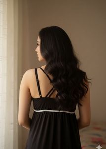 Elegant Black Nightgown
