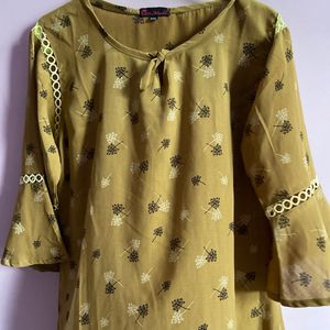 Brown Floral Beautiful Top