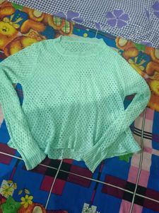 Mint Green Knit Top