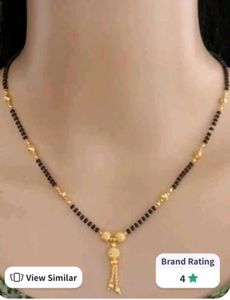 Gold Mangalsutra Necklace  Fix Price