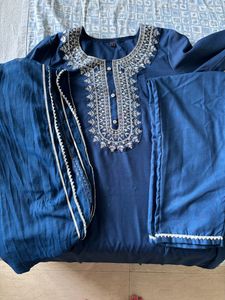 Navy Blue Suit Set