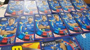 Topps Cricket Attax 2017 Mumbai Indians Team Set