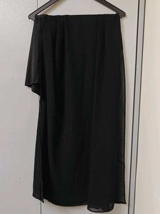 Elegant Black instant hijab with attached c