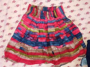 Stylish Cold Shoulder Top and Skirt