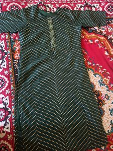 Green Festive Kurta