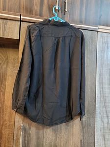 ZARA Black WRAP TOP