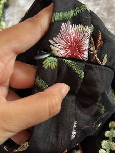 Floral Embroidered Skirt