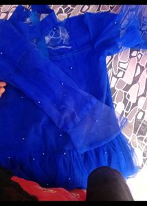 Blue gown for women and girls