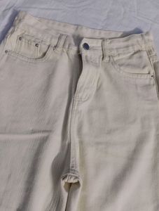 Off White Jeans (Brand New) Size - S Waist 27